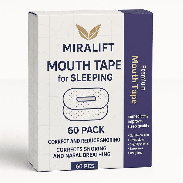 Mouth Tape for Better Sleep and Snoring Relief – Breathable Sleep Strips for Mouth Breathers, Men & Women