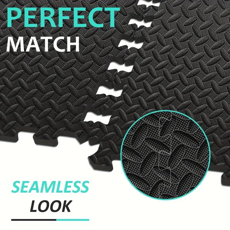 24PCS 24x24in 96 SQ. FT Premium Interlocking EVA Foam Puzzle Exercise Floor Mats – Non-Slip, Waterproof
