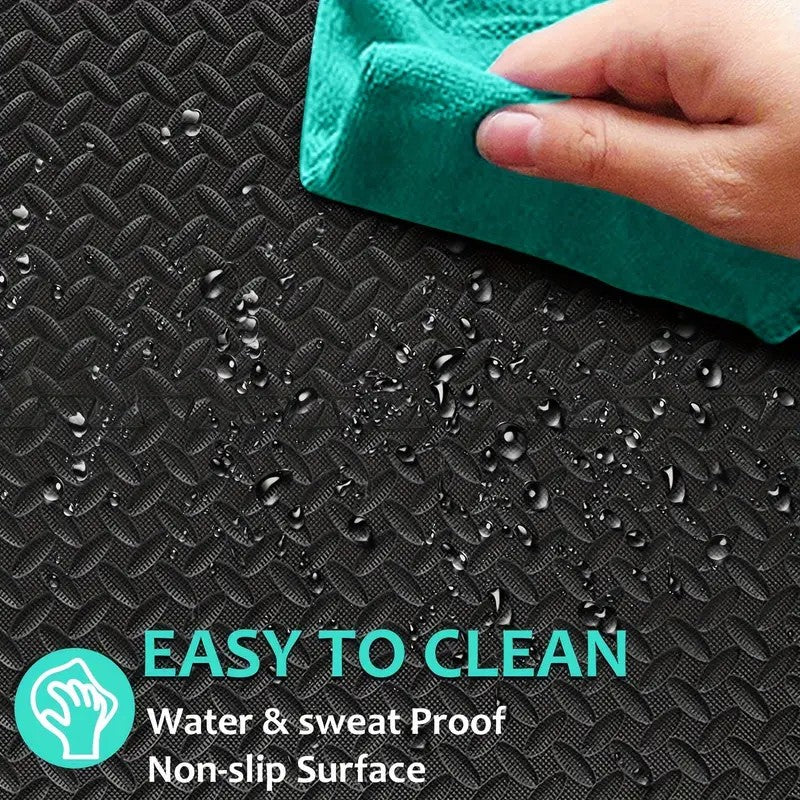 24PCS 24x24in 96 SQ. FT Premium Interlocking EVA Foam Puzzle Exercise Floor Mats – Non-Slip, Waterproof