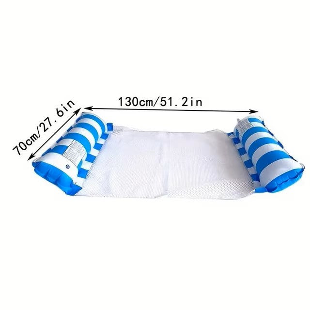 4-in-1 Inflatable Pool Float – Multi-Purpose Hammock, Chair, Drifter & Lounge for Relaxing Water Fun