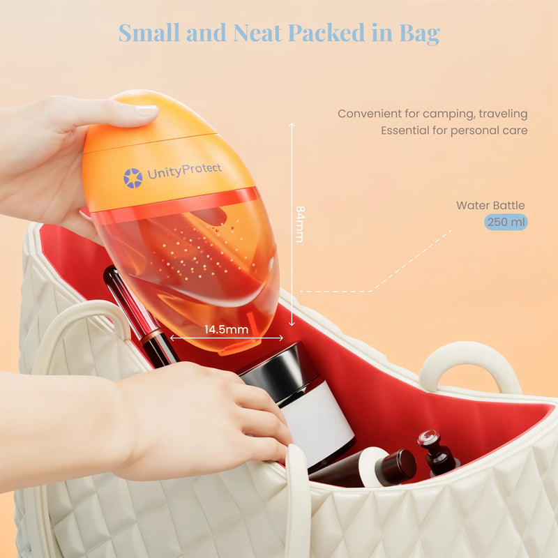 Portable Bidet for Travel, Mango Shape Rechargeable Electric Travel Bidet Sprayer with Adaptor, Mini High Pressure Handheld Bidet for Women Men Baby Cleaning