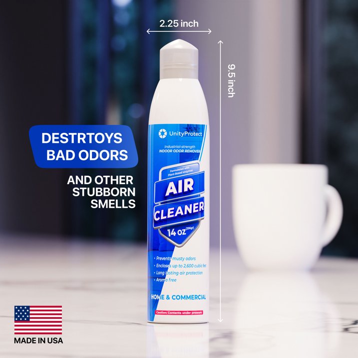 Odor Treatment Fogger, Advanced Air Fresheners for Home - Odor Fogger Bombs, Combat Musty Odors, Effective Air Duct Fogger for House (14 oz)