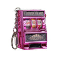 Mini Slot Machine Keychain – Lucky Jackpot Retro Spinner Toy & Key Holder