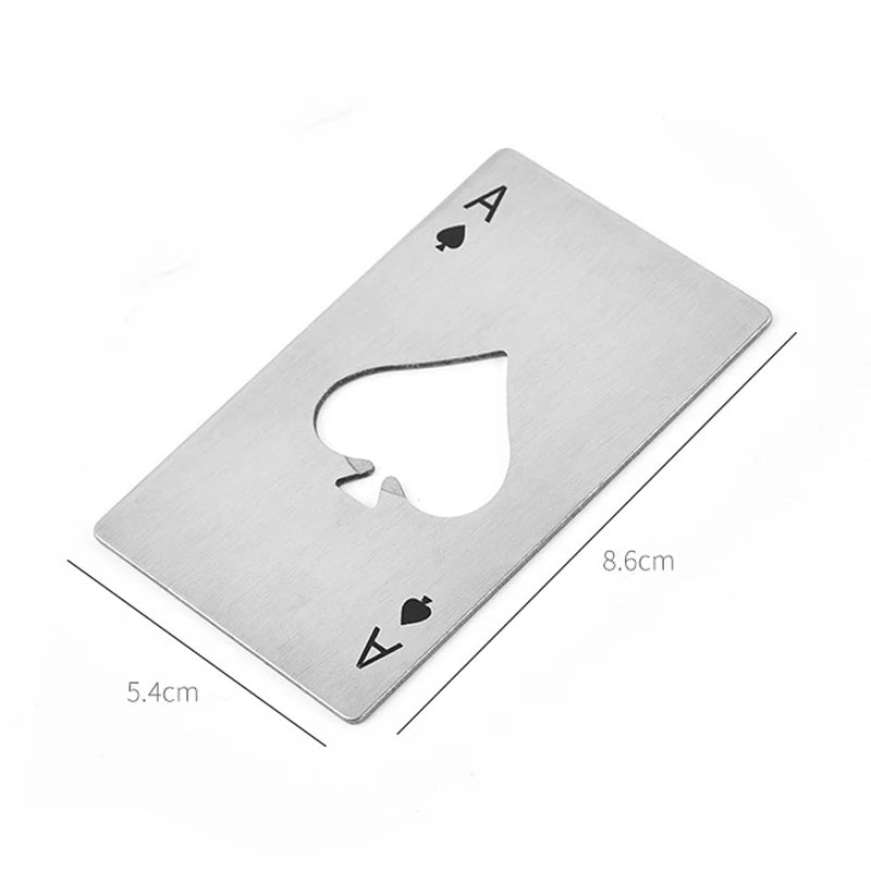 Personalized Credit Card Bottle Opener – Stainless Steel Beer Opener Wallet Size