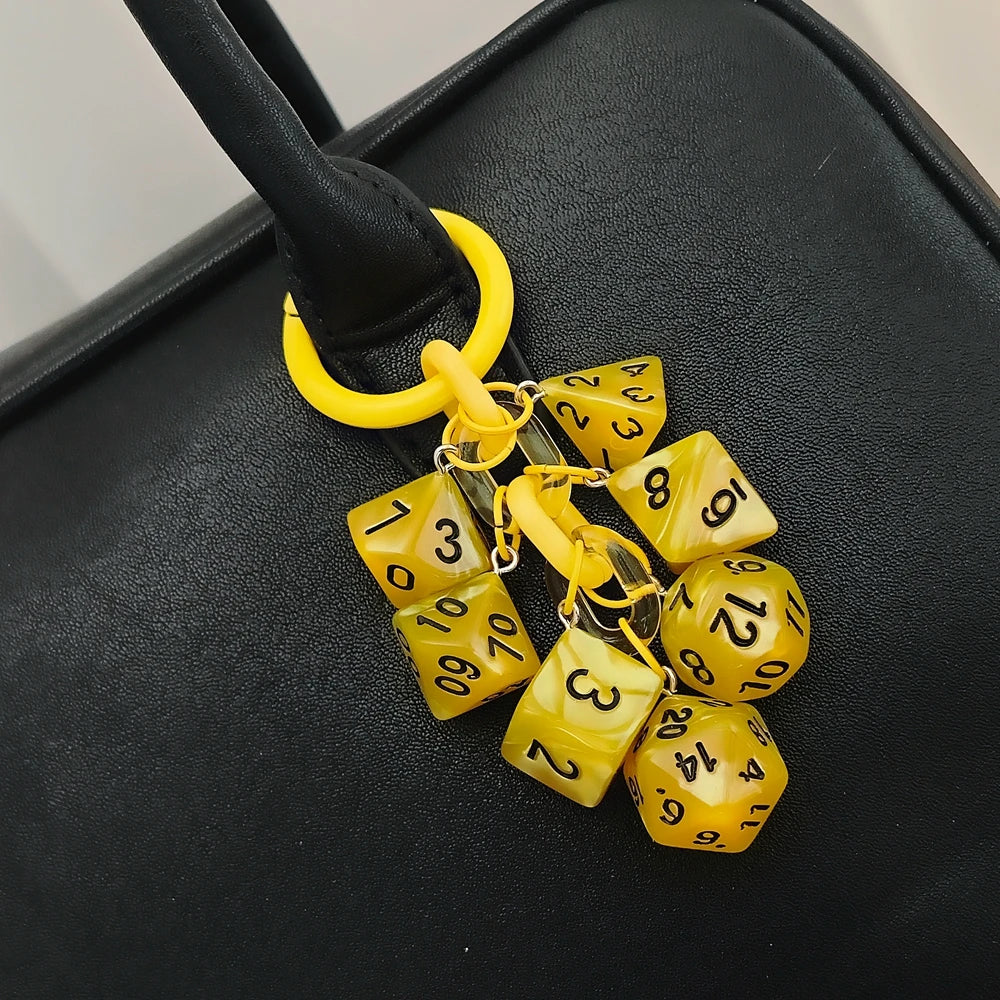 Gambling Dice Keychain – Vegas Style Lucky Charm Key Ring Gift for Men