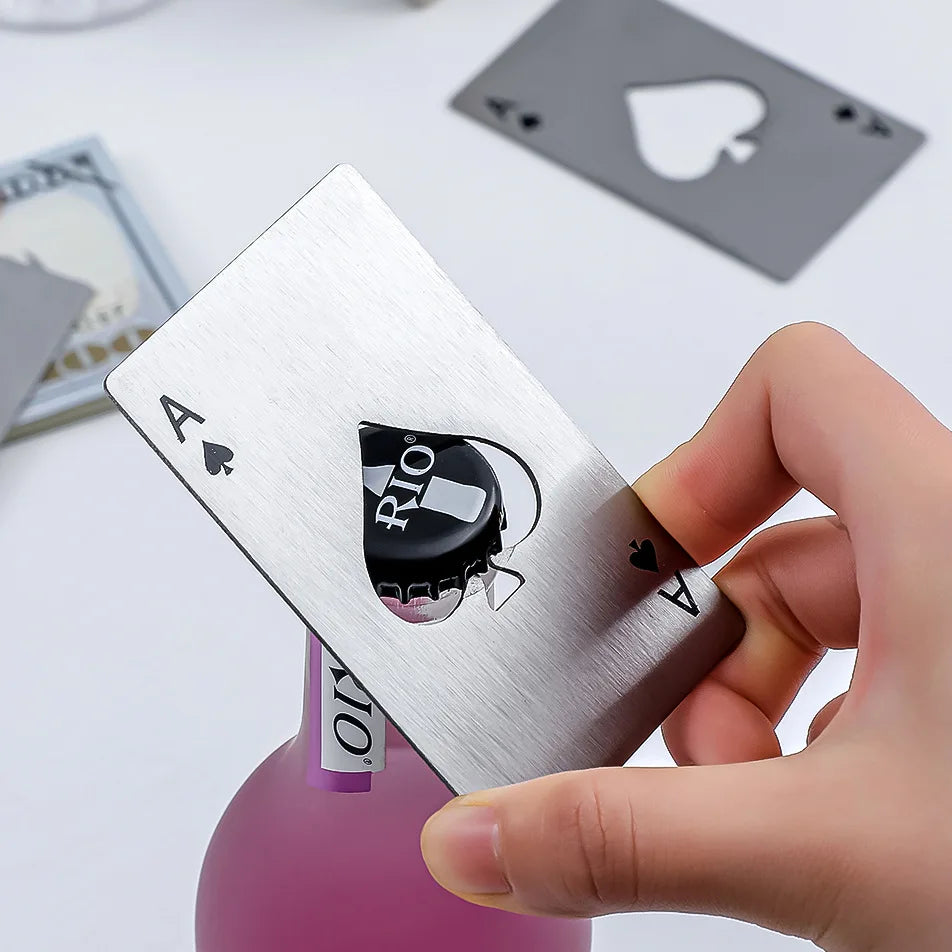 Personalized Credit Card Bottle Opener – Stainless Steel Beer Opener Wallet Size