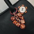 Gambling Dice Keychain – Vegas Style Lucky Charm Key Ring Gift for Men