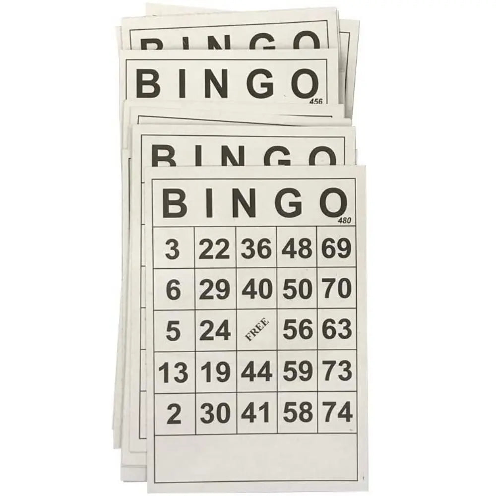 Reusable Bingo Cards Set – Number Game Accessories for Family & Party Fun