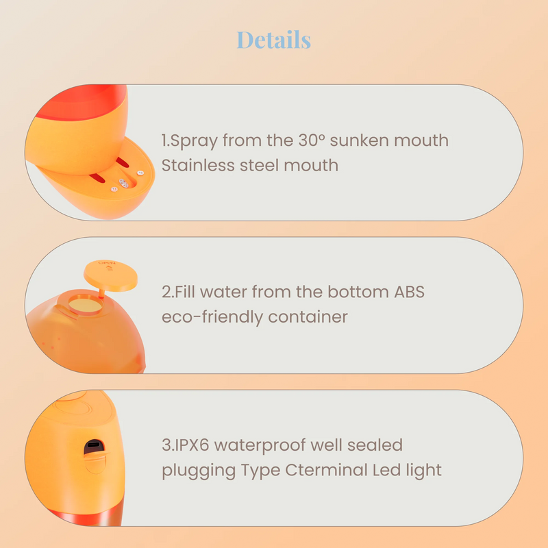 Portable Bidet for Travel, Mango Shape Rechargeable Electric Travel Bidet Sprayer with Adaptor, Mini High Pressure Handheld Bidet for Women Men Baby Cleaning